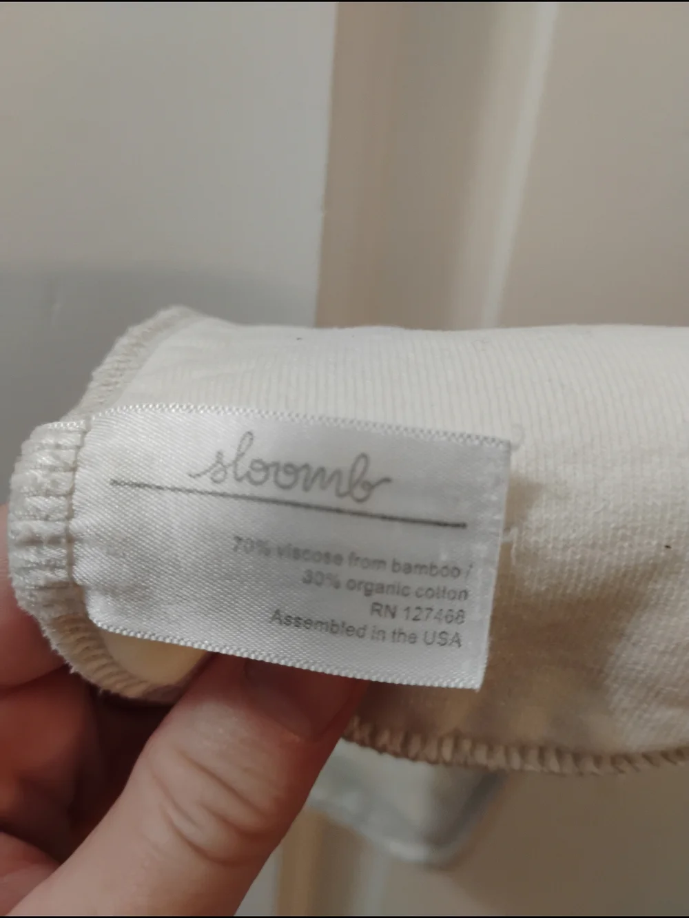 Reusable Cream Baby Cloth Pad - Gentle Absorbent Insert